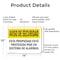 Signmission Facility Protected By Alarm Spanish OSHA Security Notice Sign, Aluminum, 14in W x 10in L, 2PK OS-2PACK-SN-A-1014-L-11539 - alternate 7